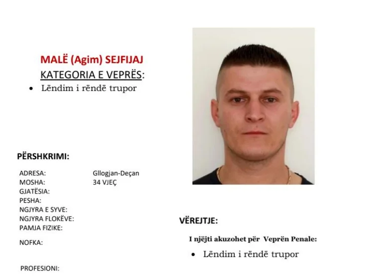 Polizei: Helfen Sie uns, diesen Kerl zu finden.