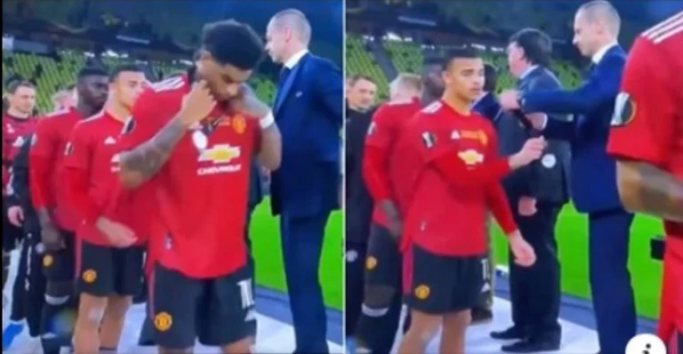 Man United's players have frustrated fans after ruining second-place medals last night.