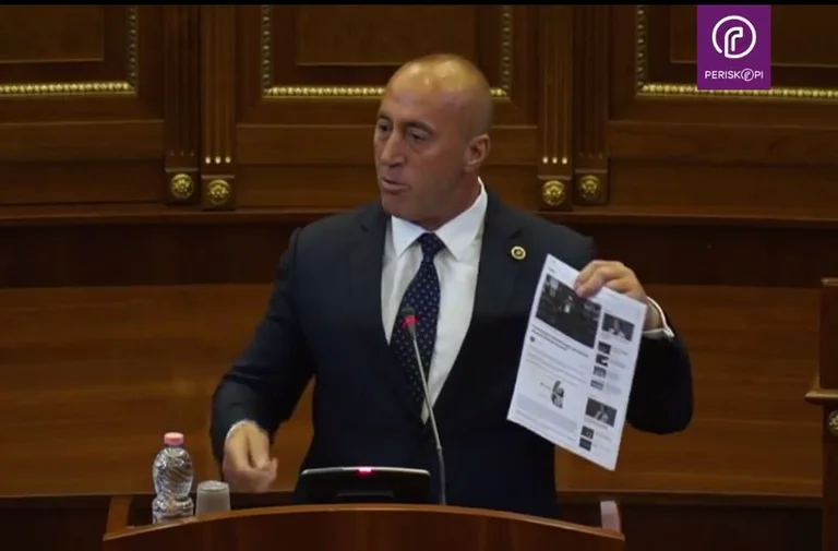 Haradinaj für den Mann, den VV Verbrechensringe genannt hat: Nun arbeitet er mit Leburn Ali, jetzt ist er gut.