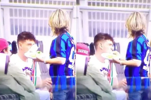 Serie Serie Ein Champion, aber sensationelle Bilder zeigen, dass Interfußball von seiner Mutter gefüttert wird