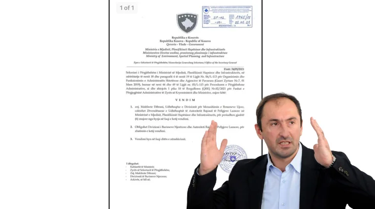 Lieburn Aliu avance l'ancien employé de Kelkos, la compagnie qui a été chargée de “porter”