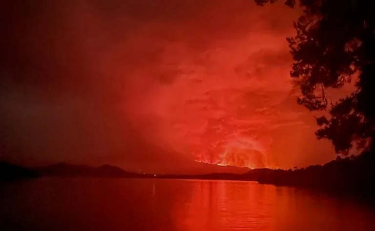 El gas venenoso del volcán en Congo causó la muerte de siete