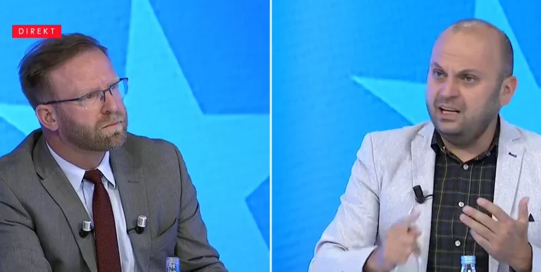 Troppa voce su Debat: Mushkolaj e Hakki Abazi clash
