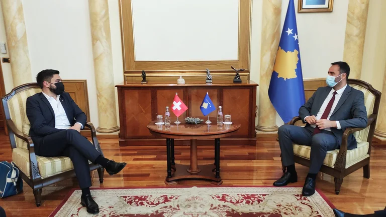 Konjufca organizó el MP suizo Cédric Wermuth en la reunión