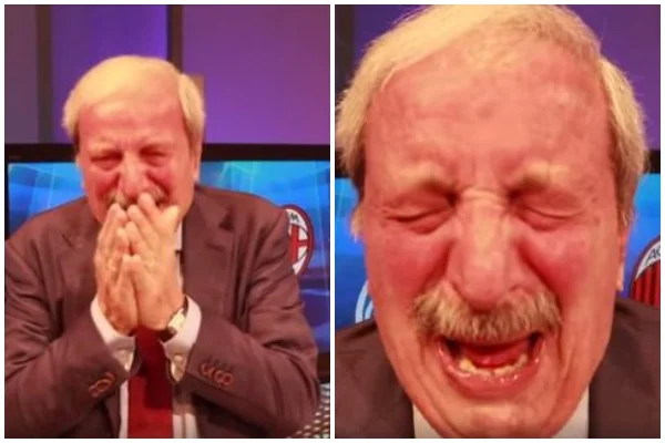 Champions: Veteran Milan Fan Reporter explodiert in Tränen (Video)