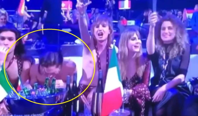 Italian Eurovision winner consumed live cocaine on TV? (Video)