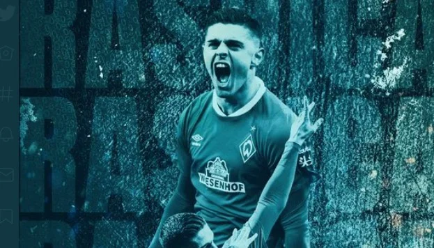 Milot Rasica marca el atraco de Werder de Bundesliga