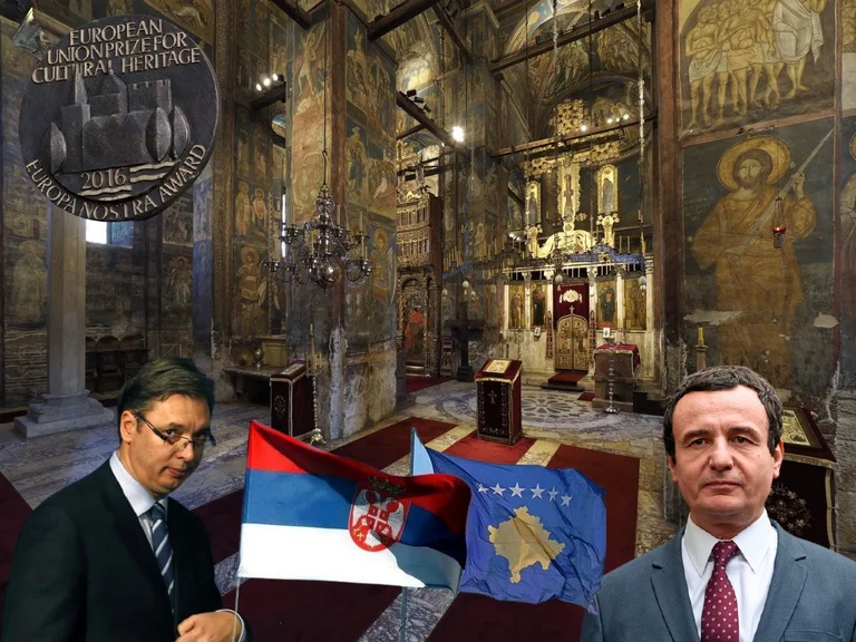 Peut-il prendre Kurt, Monastère Decani ? Les amis anti-Kosovo du Kosovo risquent le géant