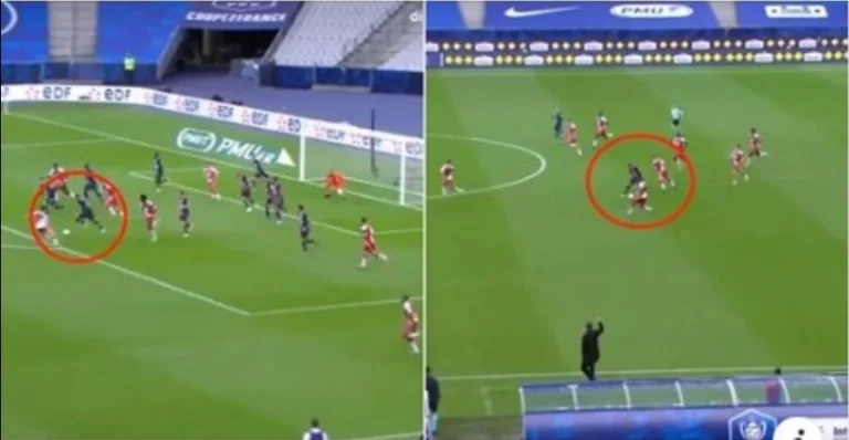 Kyle Mbappe ha tenuto il mondo del calcio per ripulire la palla con questi movimenti sensazionali ieri sera.
