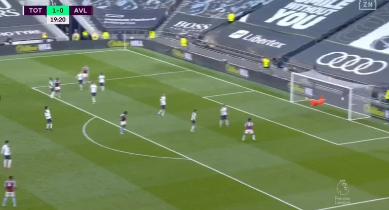 L'oncle de Tottenham ce soir contre Aston Village, doit être parmi les meilleurs que vous ayez jamais vu.