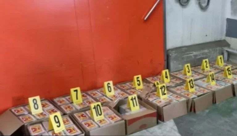 Archivo de sospechosos de 400 kg de cocaína