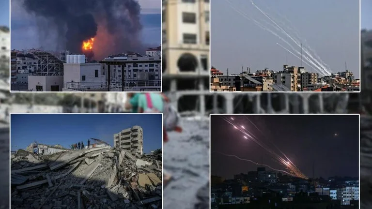 Il bombardamento della cintura di Gaza, “