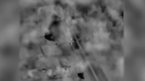 Video che mostra razzi Hamas che terminano a Gaza
