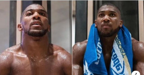 Anthony Joshua se ve absolutamente emocionante delante de Tyson Fury.