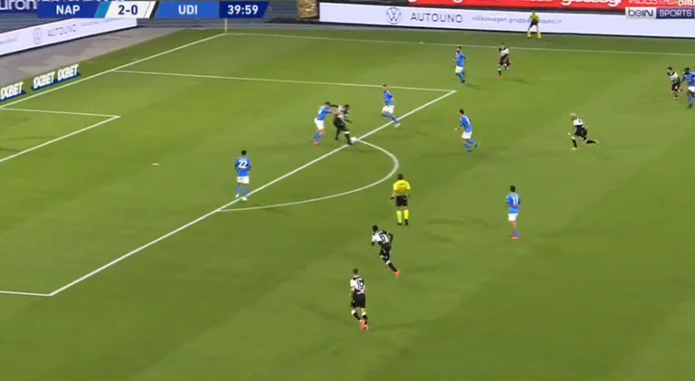 Remember Okaka Chuka? He just shook Naples in front of Canthman with a brilliant goal.