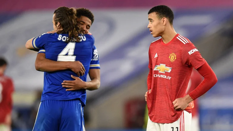 Hombre United ) Leicester: Formaciones oficiales Publicado