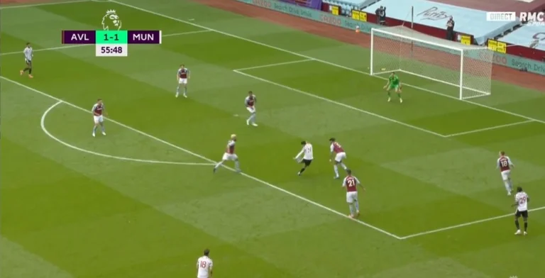 Greenwood en clase, marca el objetivo brillante contra Aston Willas