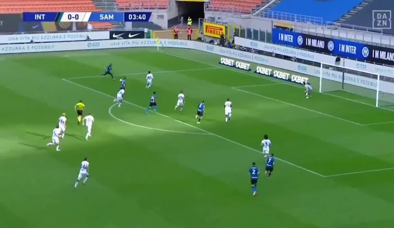 Inter shocks Sampdorian, el héroe Galgliardini