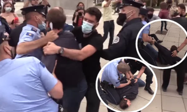 Frasher Krasniqi si ritirò e fu arrestato violentemente