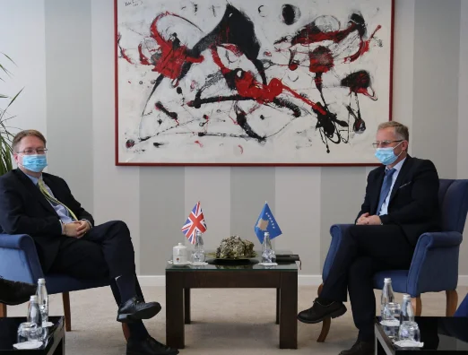 Fedele Bislimi con l'ambasciatore britannico parla di dialogo, fa dettagli