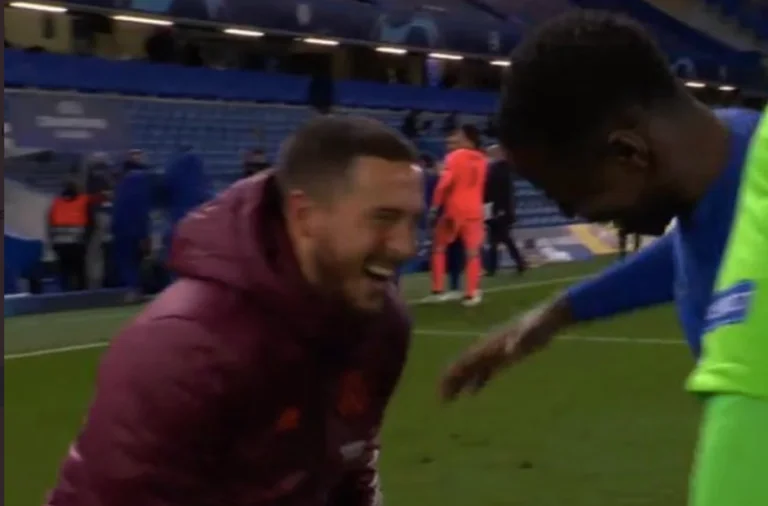 Hazard kërkon falje pas abuzimeve brutale – fansat të frustruar me qeshjet e tij pas ndeshjes mbrëmë