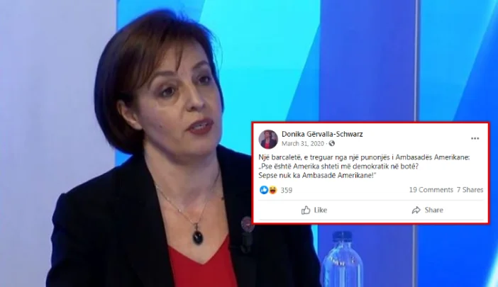 Gërvalla tallej vitin e kaluar me ambasadën e SHBA-së: Amerika është shteti më demokratik sepse nuk ka ambasadë Amerikane