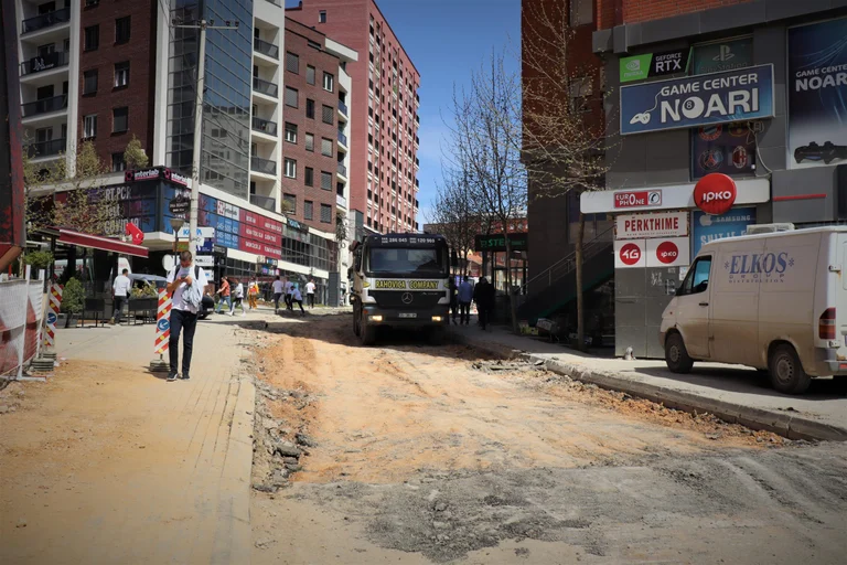 KEDS Making Subterranean Networks Muharrem Feeza Street in Pristina