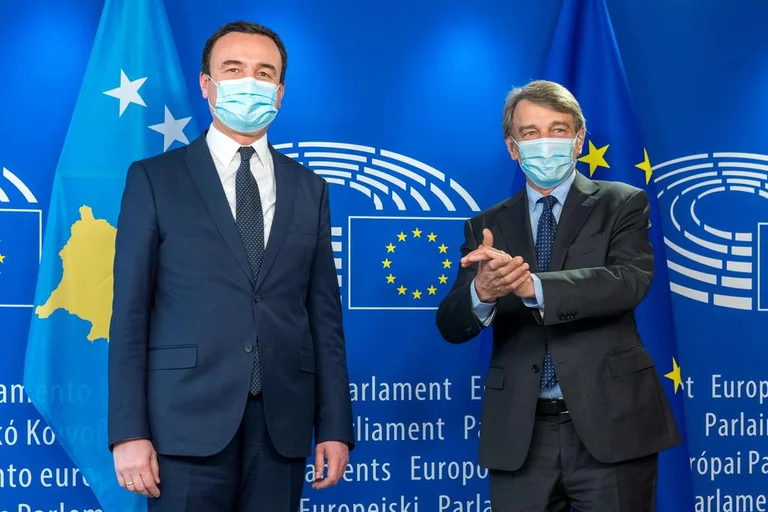Kurti traf sich mit dem Präsidenten des Europäischen Parlaments und drängte, Impfstoffe auf dem Kosovo so schnell wie möglich zu erhalten.