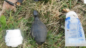 Sexe à la bombe: La police est invitée à enquêter sur la grenade, surprise par ce qu'elle trouve