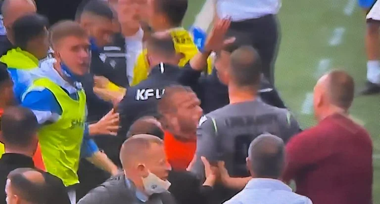 Balkan-Llap Fight Stops: The Great Fight Between Footballers and Coachs