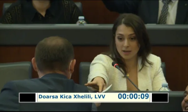 Doarsa Kica's Zemaj caught, Krasniqi: Let the people see their behavior