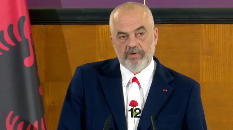 Reagon Edi Rama après la clôture du processus de vote, voici son message