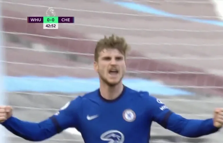 Timo Werner marque enfin pour Chelsea, agitant West Hami dans le derby de Londres