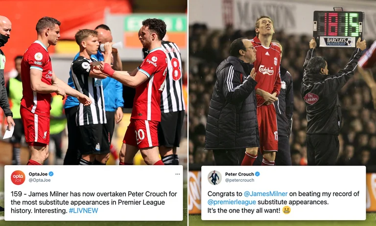 Milner rompió el registro indeseado de Crouch en el PL, el ex-ataque lo está burlando brillantemente.