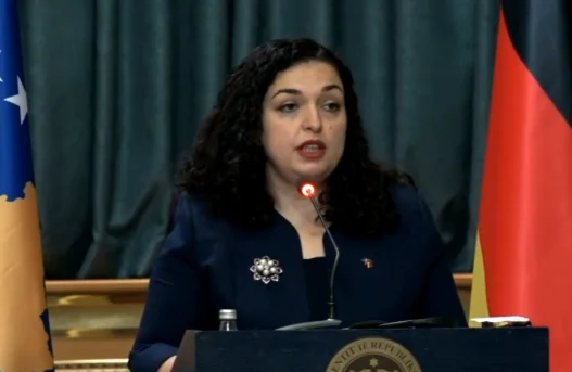 Vjosa Osmani says dialogue needs “res” before German minister