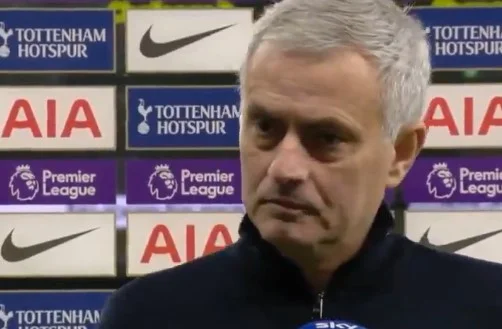There isn't one that convinces Mourinho, even after the loss: Tottenham was the best team ever.