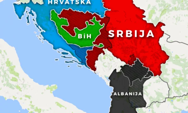 Bosnia fragmentation and Kosovo-Albania union: Genesis of document with modified Balkan borders