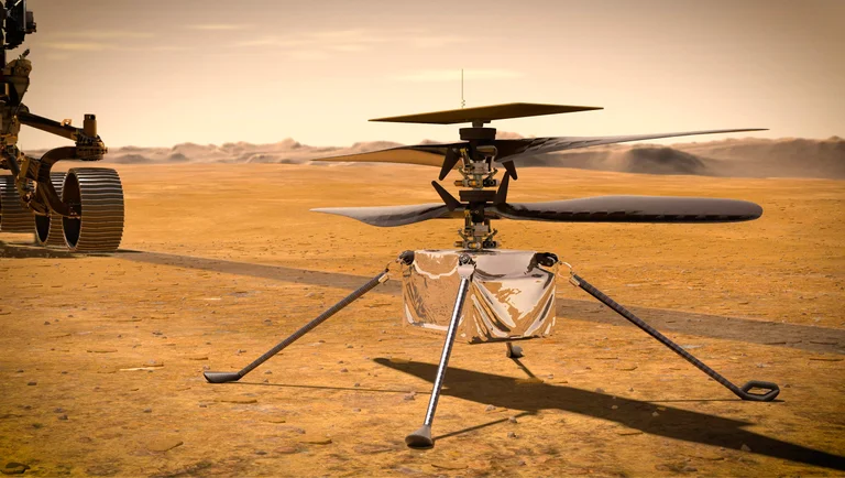 Demain, la NASA relâche son premier vol en hélicoptère jusqu'en mars