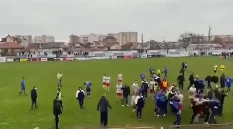 Embarrassing view: Kosovo football's handful of fists