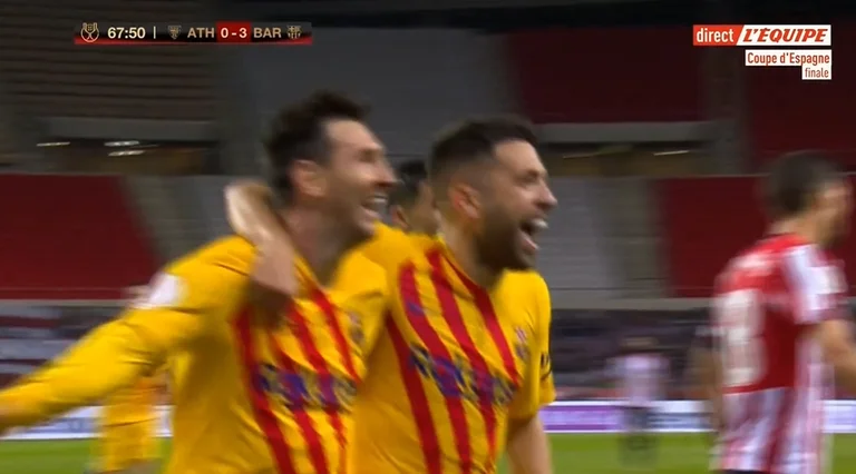 Barcelone détruit Ac Bilbaon en finale de Copa del Rey : Trois buts pour huit minutes