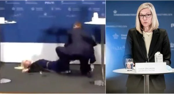High official in Denmark faints, minister gives first aid