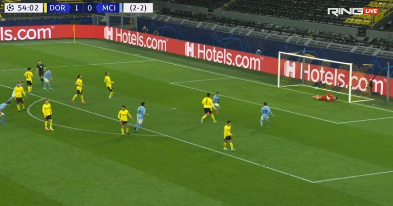 Man City se levanta contra Dortmund y ahora los minutos lo separan de las semifinales.