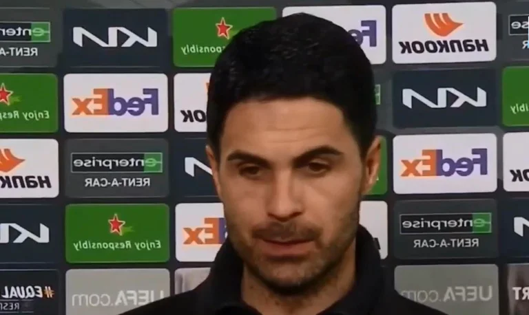 Arteta's words after the painful draw of Arsenal with Slavia Prague