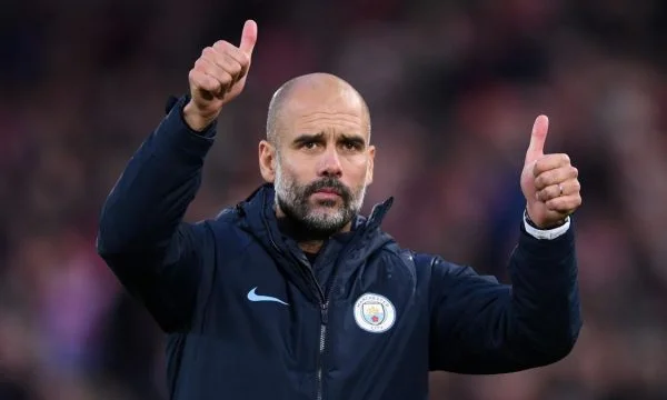 Reagon Guardiola dopo Man United ha causato la sua prima sconfitta dopo 21 vittorie consecutive