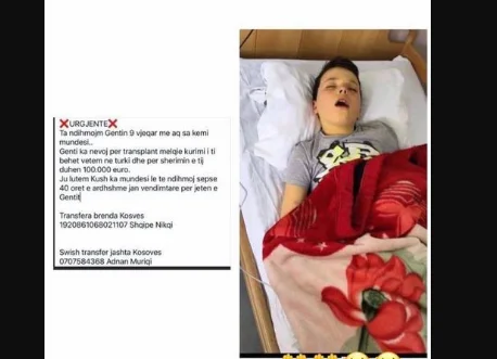 Nine-year-old needs liver transplants, the next 40 hours critical to his life.
