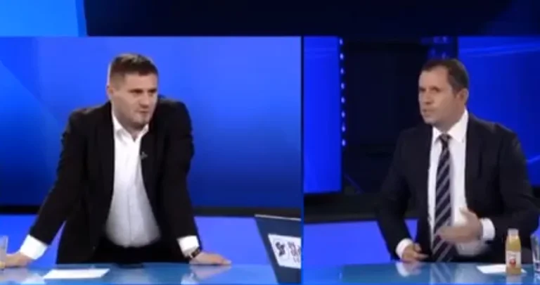 Transliterated: Tome Gashi columnist: I was beating my mother's ass because of our wife.