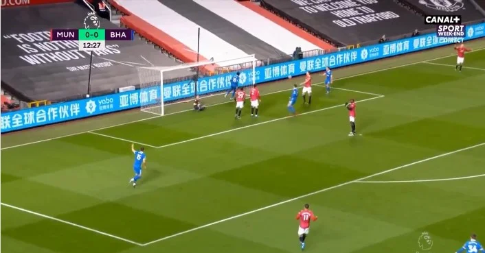 Brighton shocks United, venga Danny Welbeck