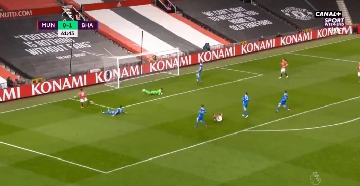 La classe fait la différence, Bruno Fernandes avec Super Assisting Rahford marque comme un vrai attaquant