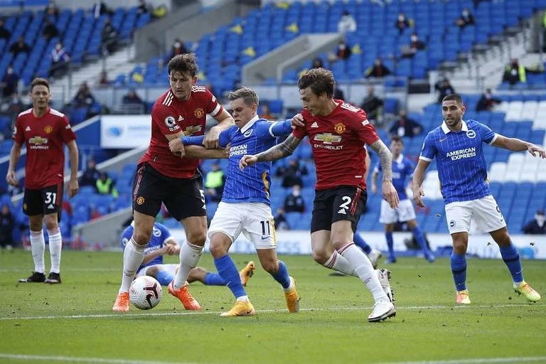 Man United ) Brighton: Estas son formaciones oficiales.