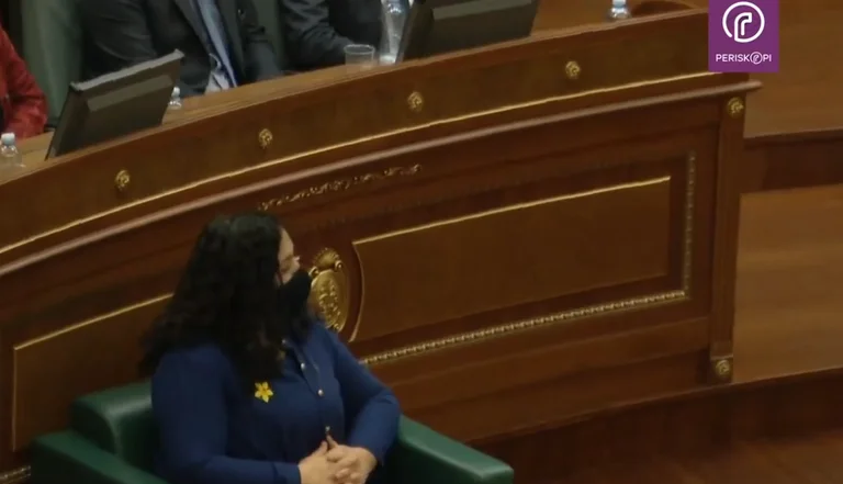 Vjosa Osmani swears as president